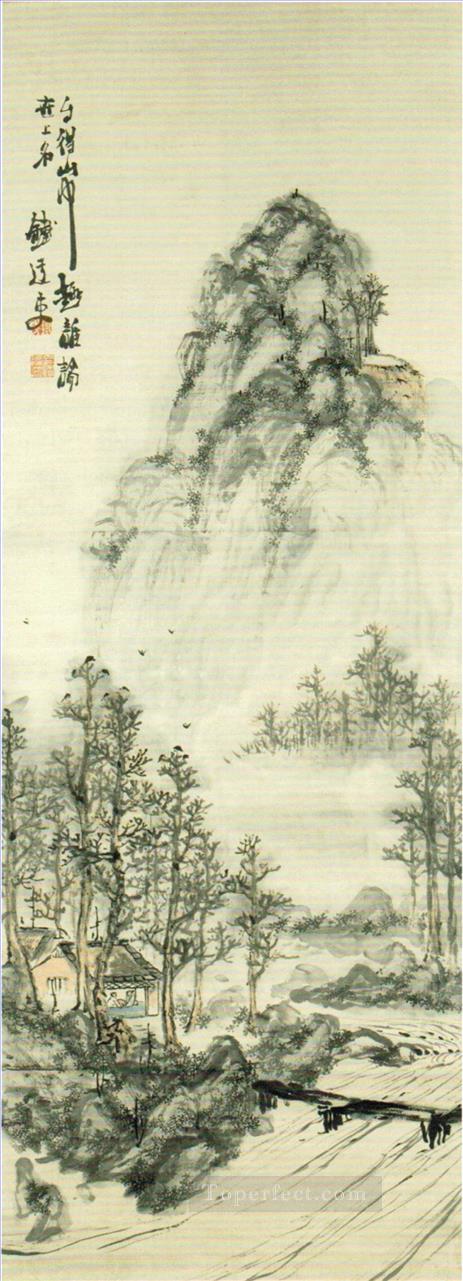 landscape Tomioka Tessai Japanese Oil Paintings